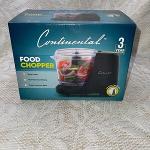 Continental Food Chopper with Stainless Steel Blades